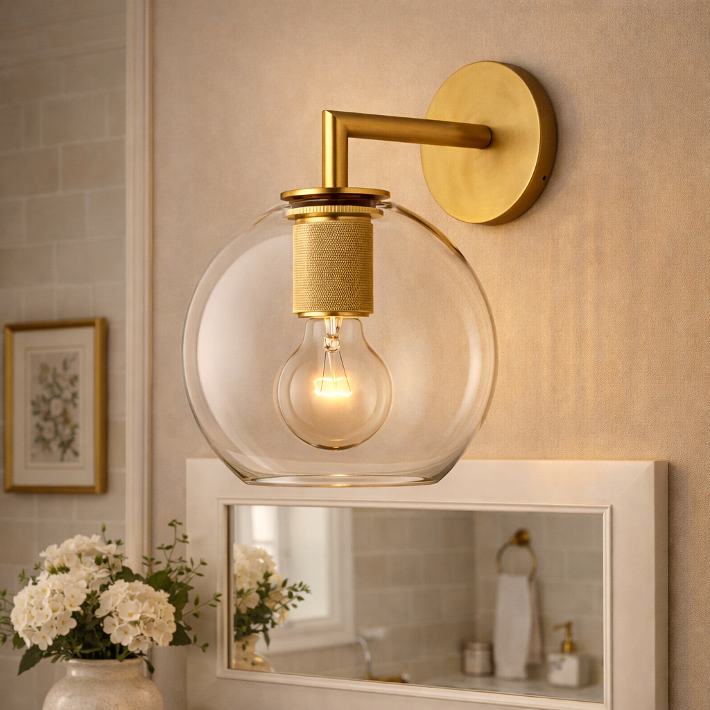 Utilitaira Globe Shade Sconce