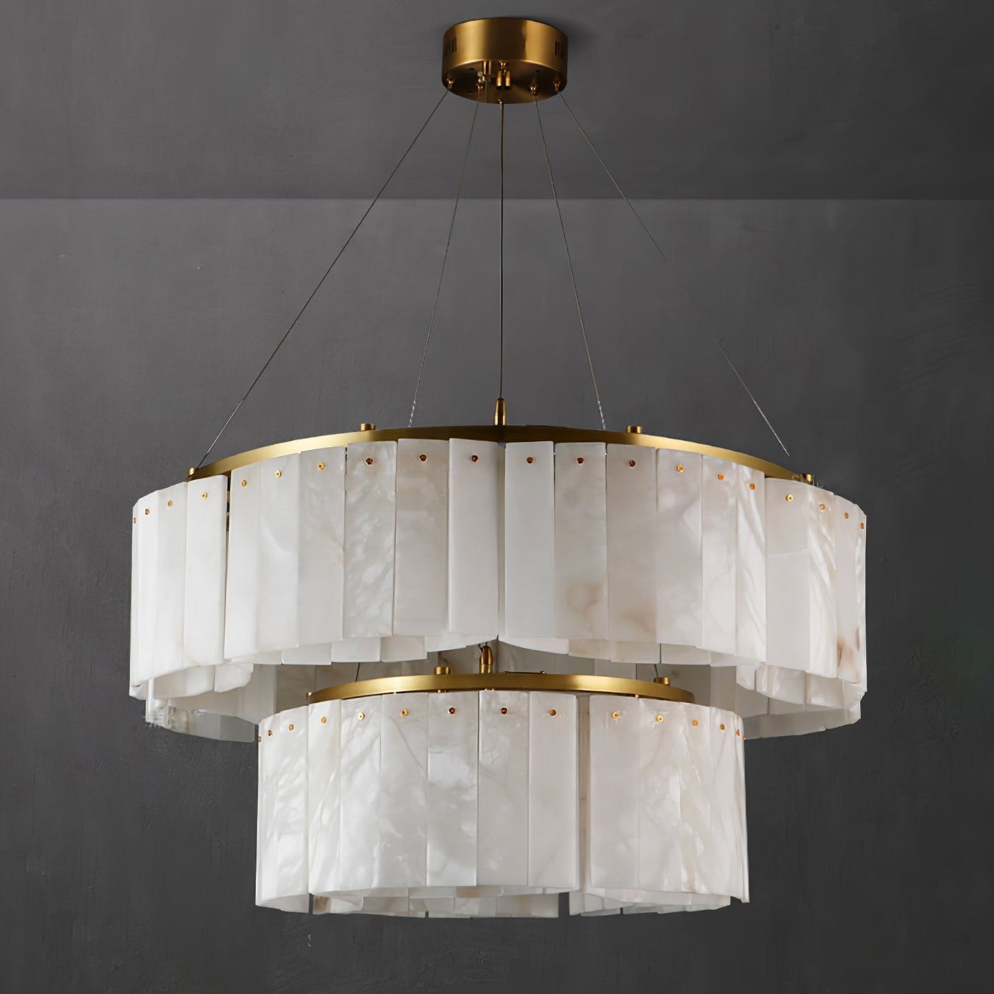 Hexa Alabaster Chandelier