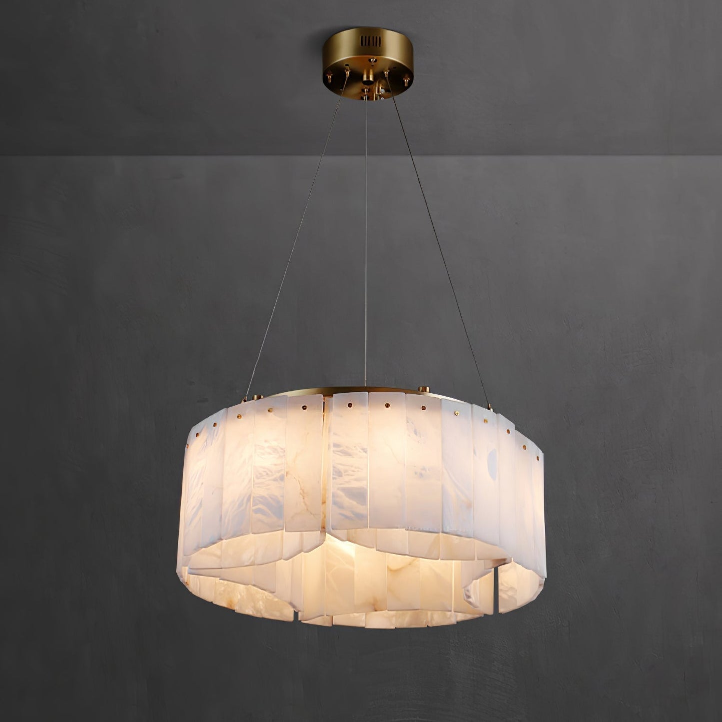 Hexa Alabaster Chandelier