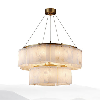 Hexa Alabaster Chandelier