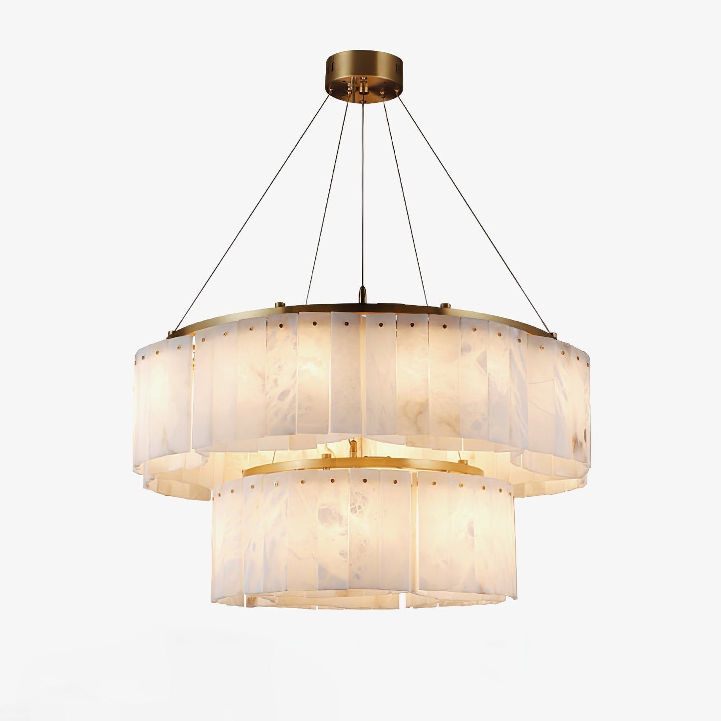 Hexa Alabaster Chandelier