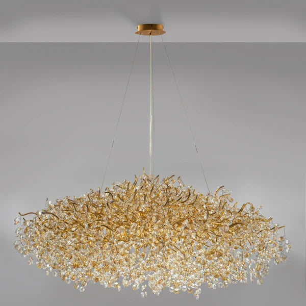 New Modern Light Luxury Branch Crystal Chandelier for Dining /Living Room