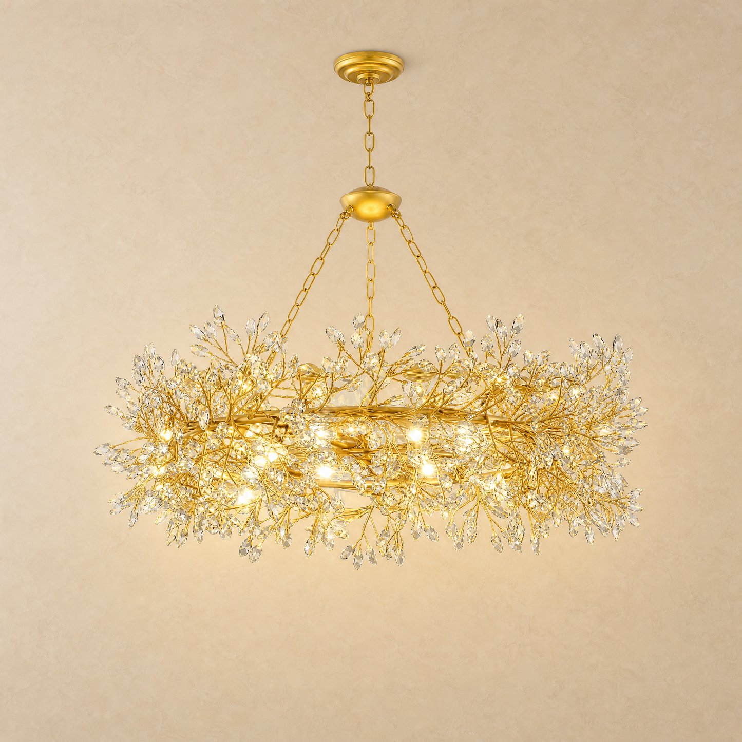 Pendant Light in gold