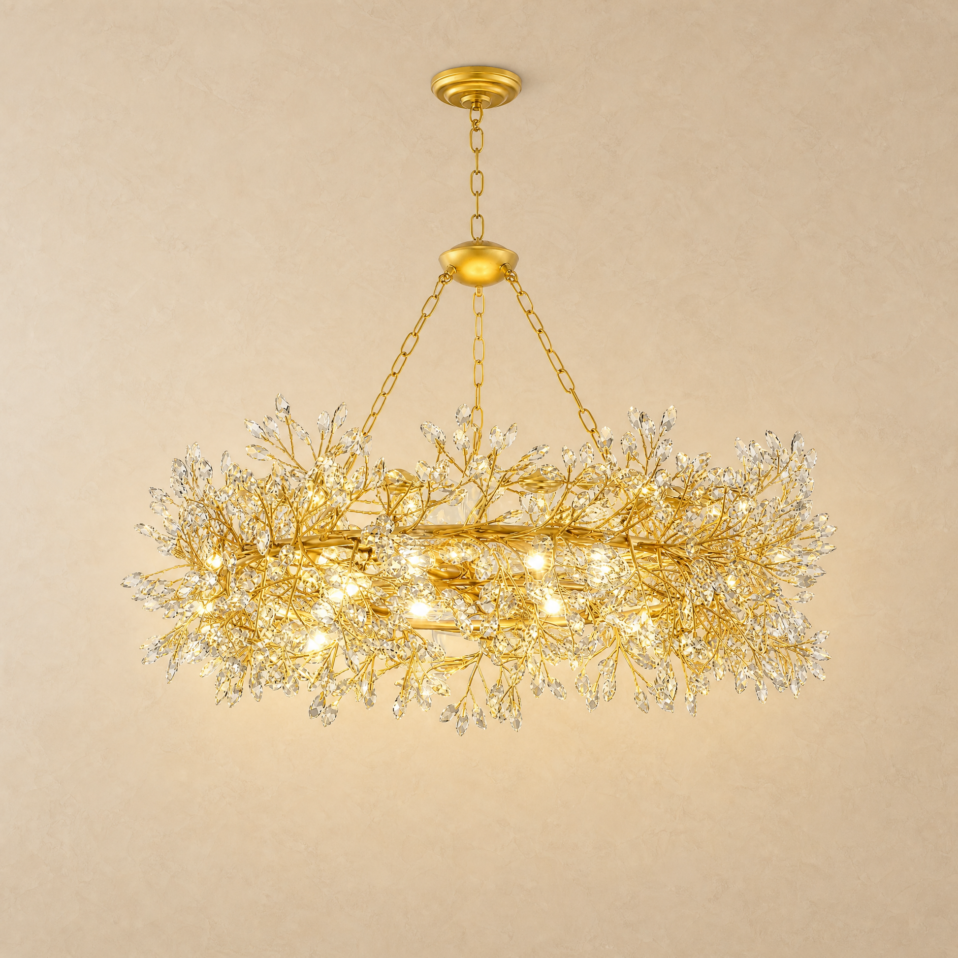 Pendant Light in gold