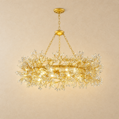 Pendant Light in gold