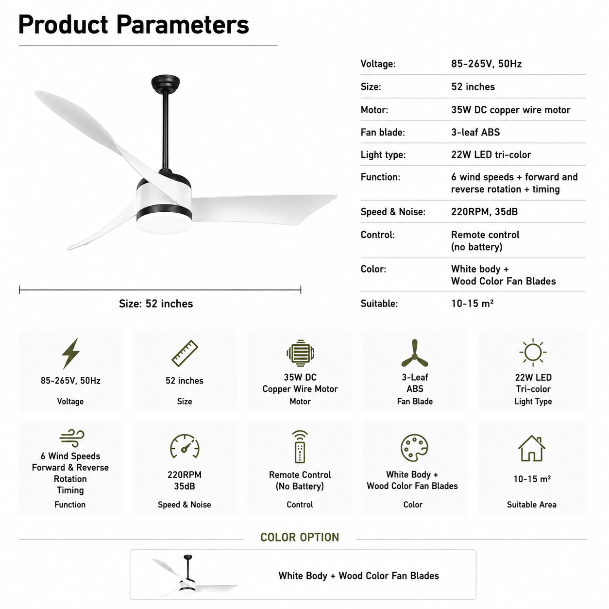 AXION Ceiling Fan