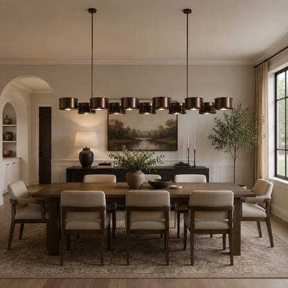 Daphne Metal Linear Chandelier