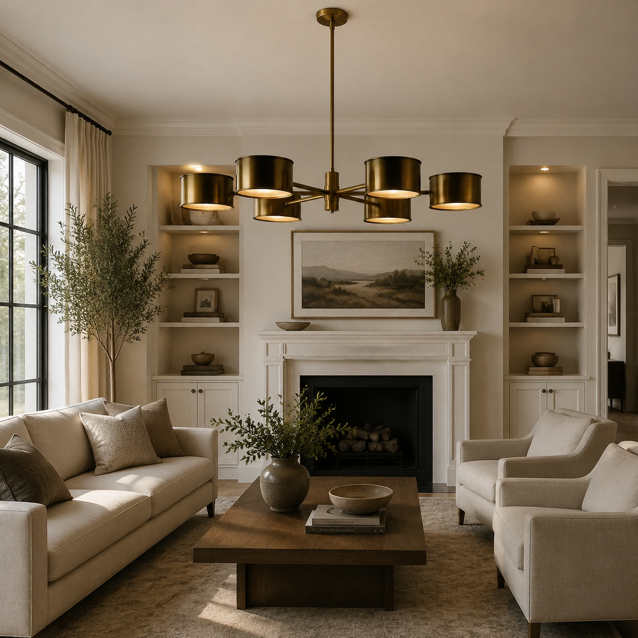 Daphne Metal Round Chandelier