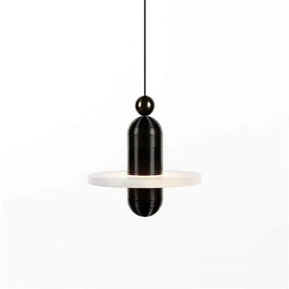 Alabaster Comet Pendant Lamp