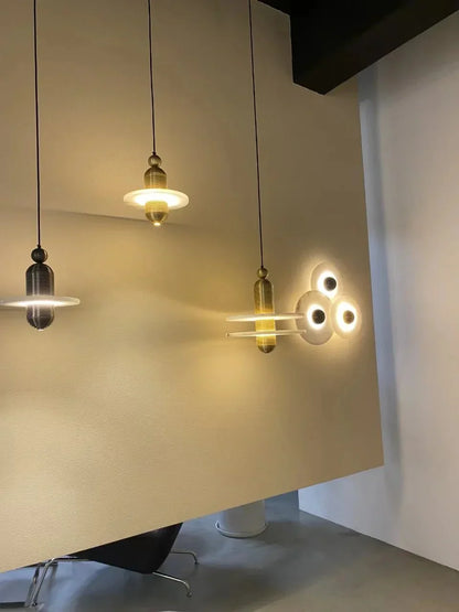 Alabaster Comet Pendant Lamp