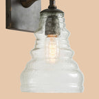 Elowen Ribbed Glass Wall Sconce