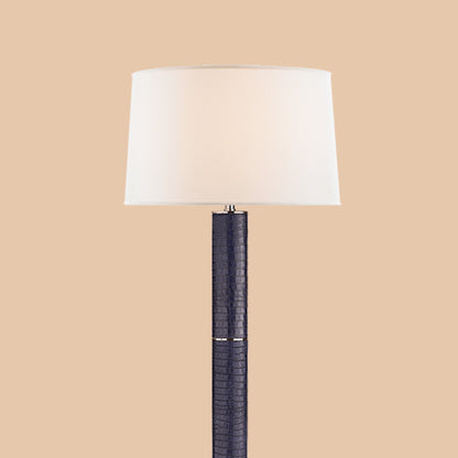 Navy Textured Floor Lamp
