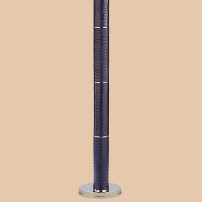 Navy Textured Floor Lamp