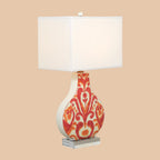 Patterned Ceramic Table Lamp