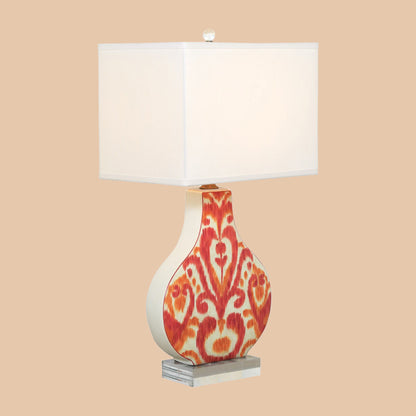 Patterned Ceramic Table Lamp
