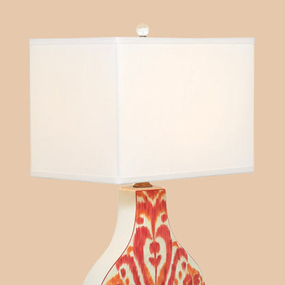 Patterned Ceramic Table Lamp