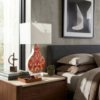 Patterned Ceramic Table Lamp