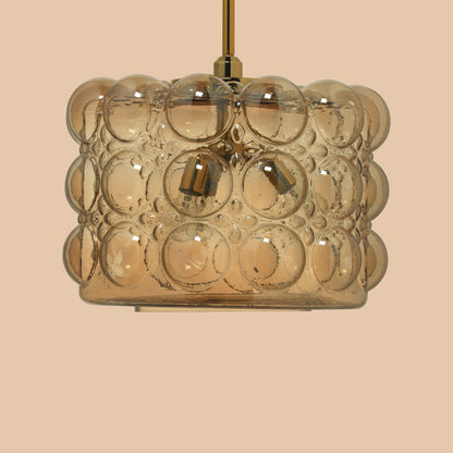 Vintage Bubble Glass Pendant Light