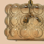 Vintage Bubble Glass Pendant Light