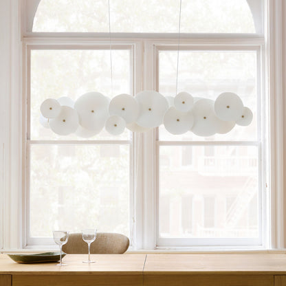 Amara Ceramic Linear Chandelier (50")