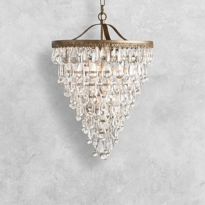 Anabella Round Chandelier 17''23''H
