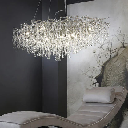 Stunning Tree Branch Crystal Chandelier