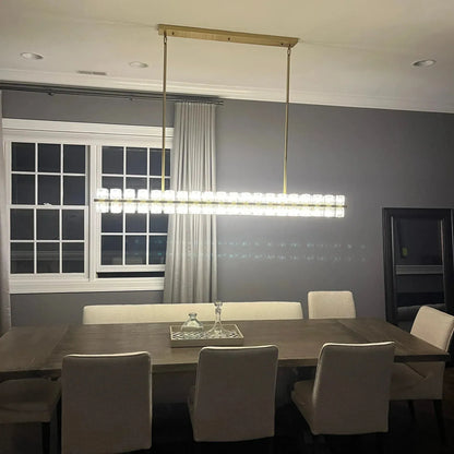 Reger Crystal Rectangular Chandelier 54'' 72"