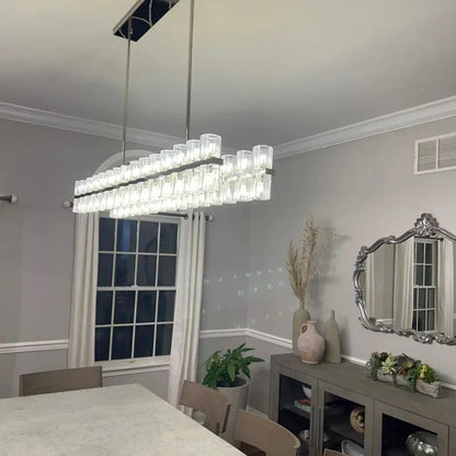 Reger Crystal Rectangular Chandelier 54'' 72"
