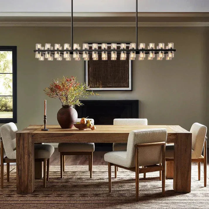 Reger Crystal Rectangular Chandelier 54'' 72"