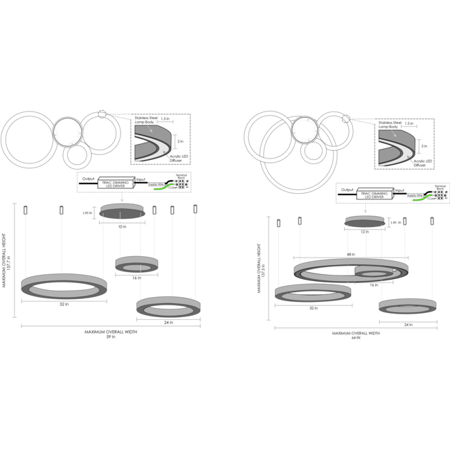 Travara Multi Light Chandelier