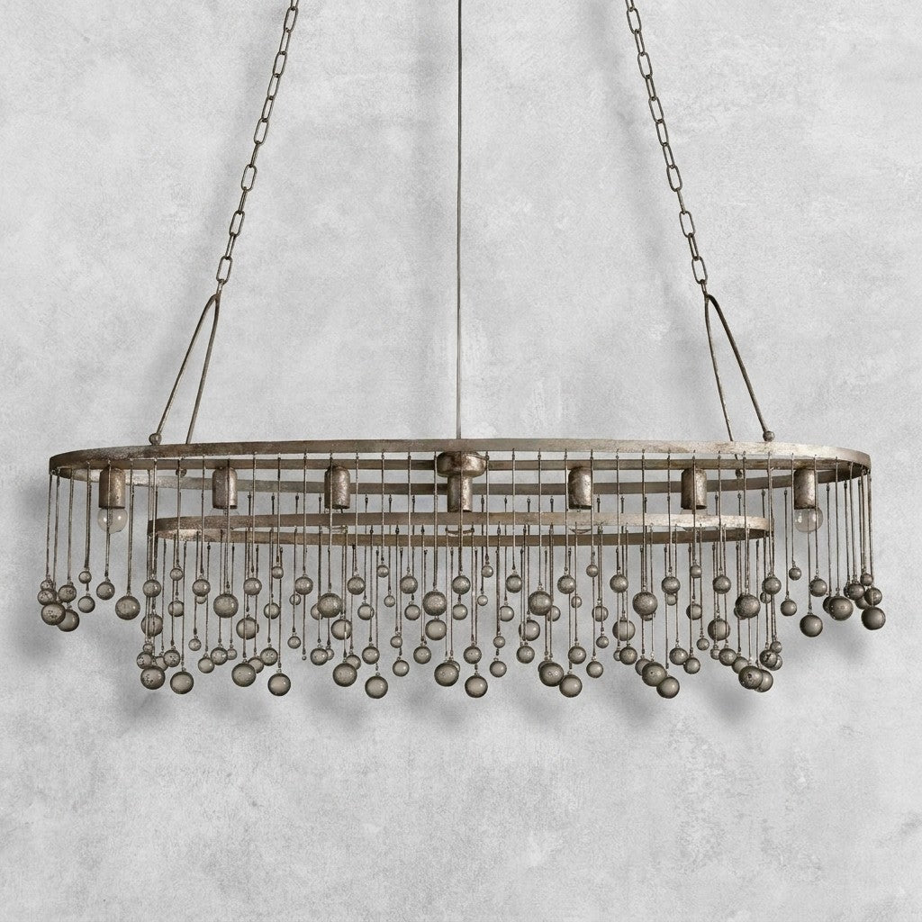 Aubrey 7 Light Oval Chandelier