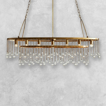 Aubrey 7 Light Oval Chandelier