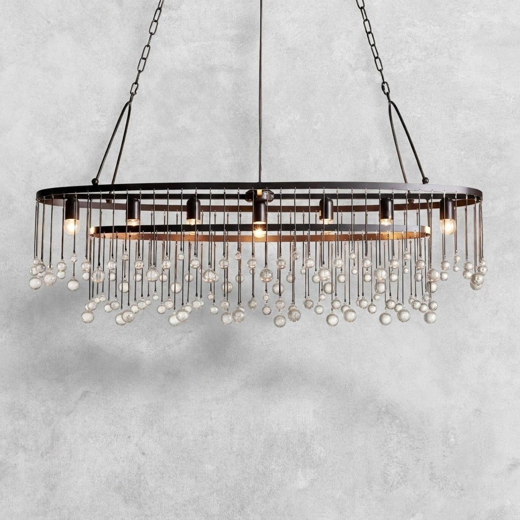 Aubrey 7 Light Oval Chandelier