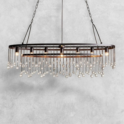 Aubrey 7 Light Oval Chandelier