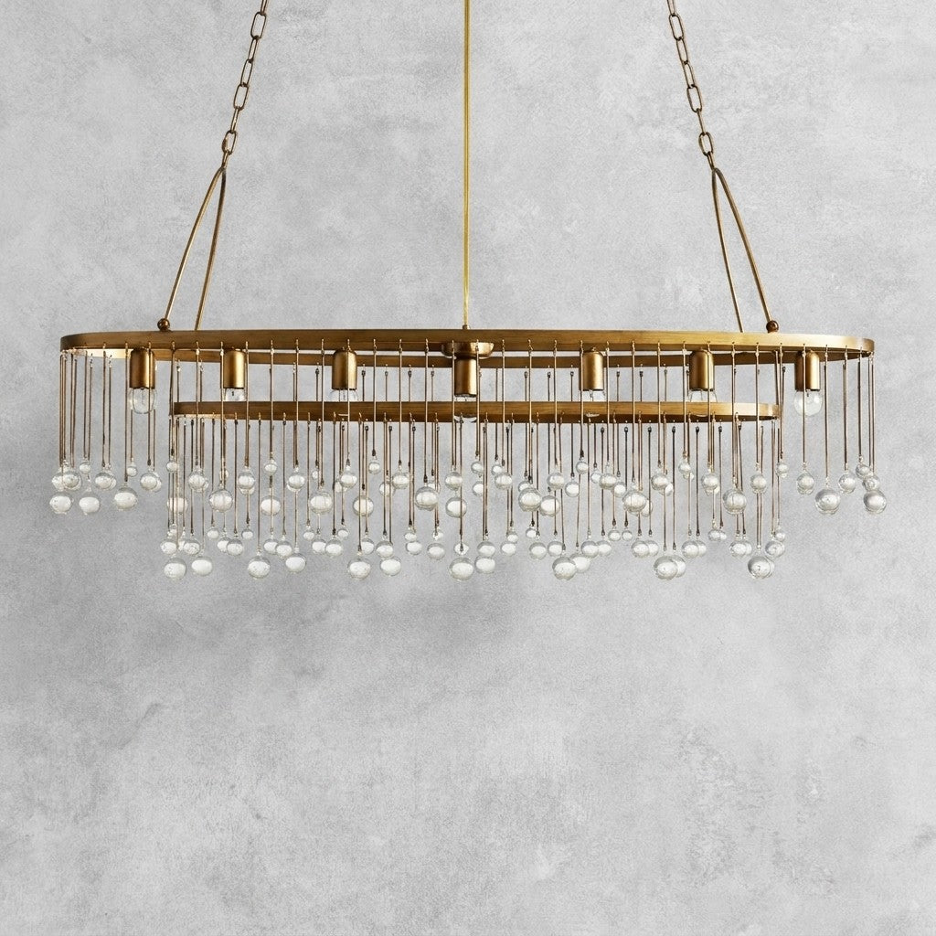 Aubrey 7 Light Oval Chandelier