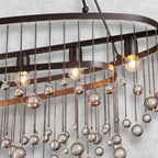 Aubrey 7 Light Oval Chandelier