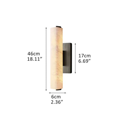 Milano Alabaster Single Wall Sconce