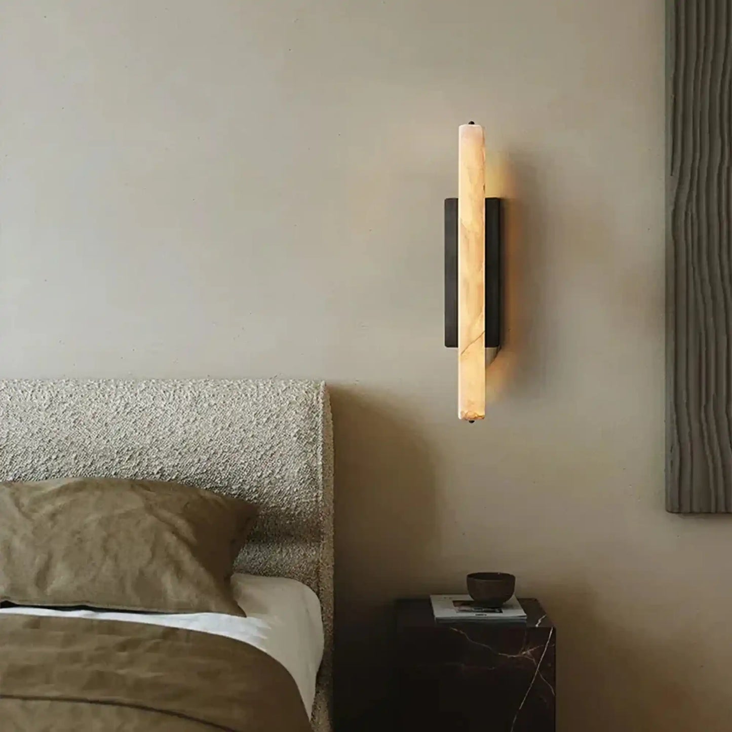 Milano Alabaster Single Wall Sconce