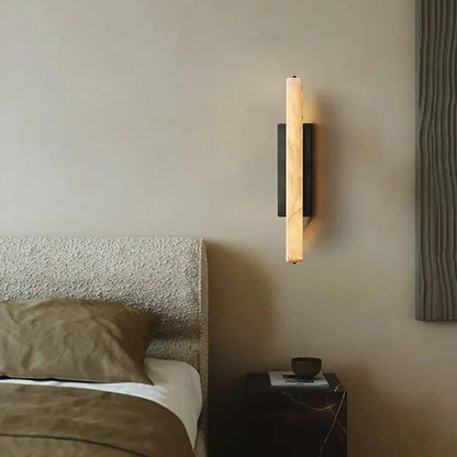 Milano Alabaster Single Wall Sconce