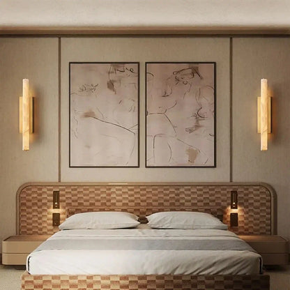 Milano Alabaster Single Wall Sconce