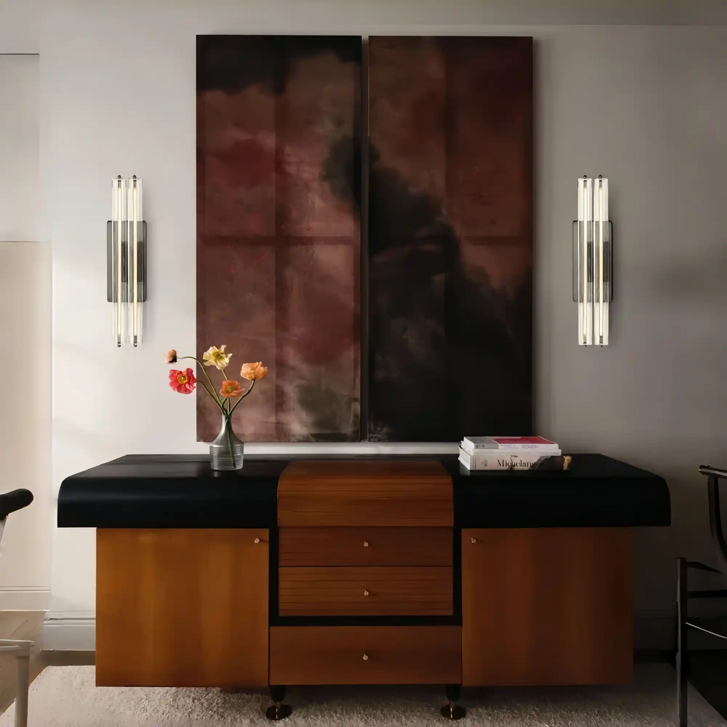 Milano Crystal Double Wall Sconce