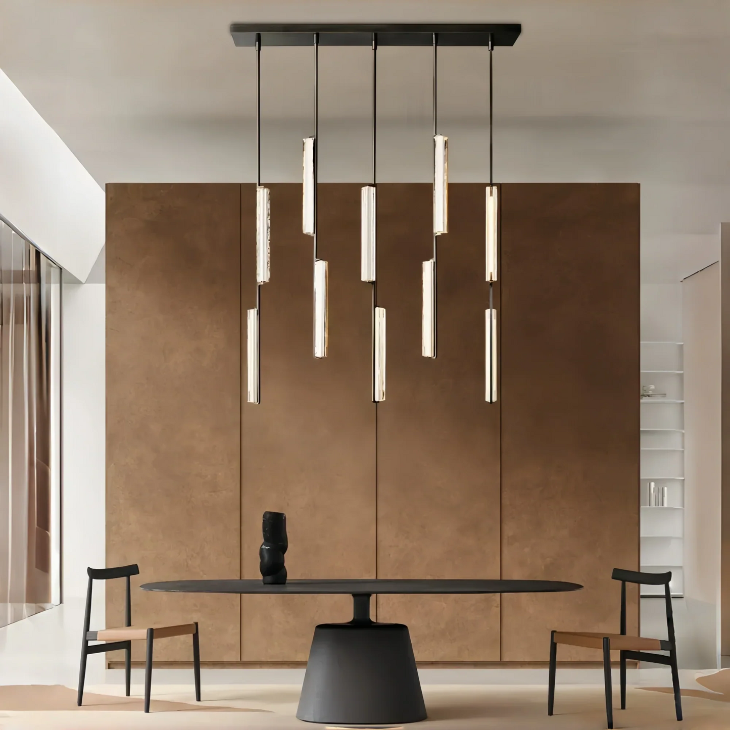 Milano Crystal Linear Chandelier 54‘’
