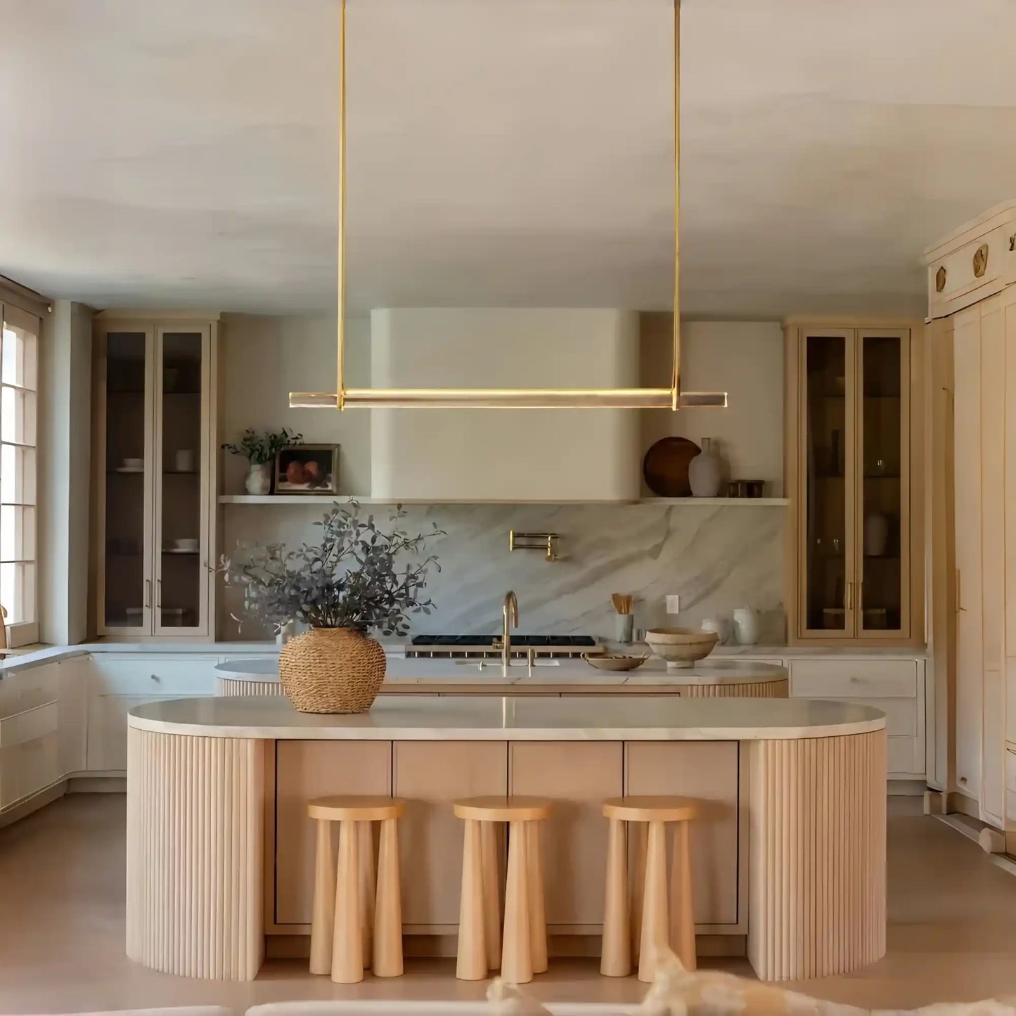 Milano Crystal Single Bar Linear Chandelier