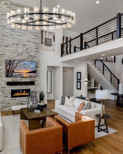 Arcuphoe Led Round Chandelier