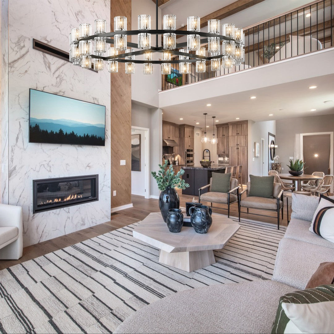 Arcuphoe Led Round Chandelier