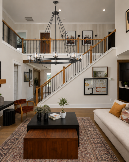 Demored Round Chandelier