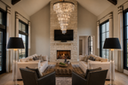Heristal Crystal Chandelier for Foyer, Entry way, Staircase
