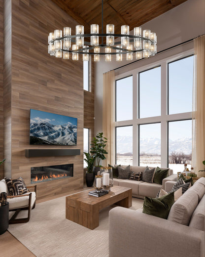 Arcuphoe Led Round Chandelier
