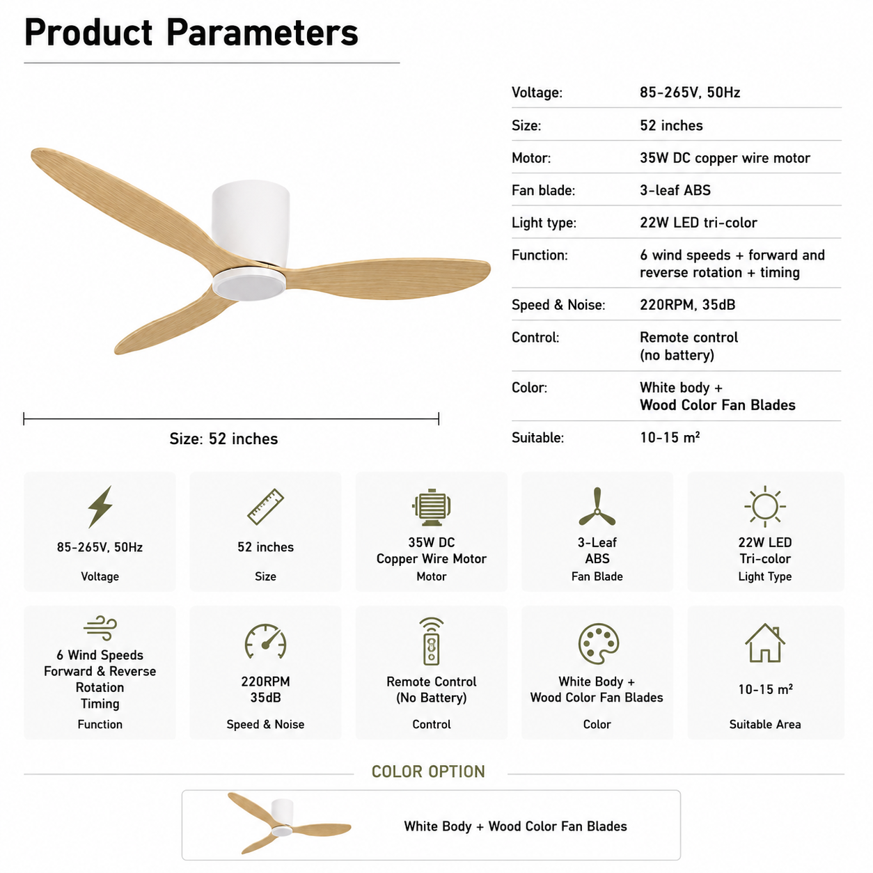 MORI Ceiling Fan