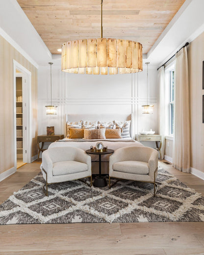 Calociato Onyx Round Chandelier